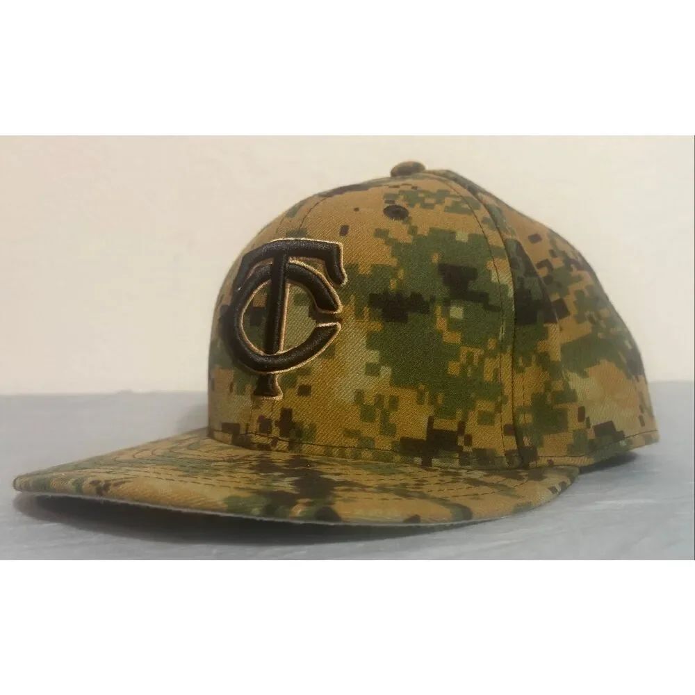 New Era 59Fifty Minnesota Twins Baseball Cap Fitted 6 7/8 Camo